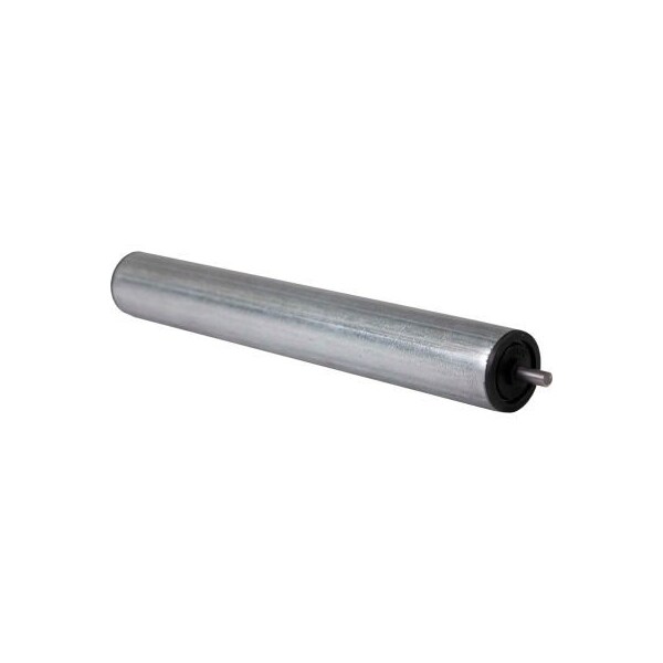 Omni Metalcraft 1-3/8" Dia. x 18 Ga. Galvanized Roller for 21" O.A.W. Omni Conveyors ABEC Bearings 42411-21-O - main